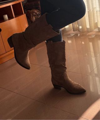 Botas camperas ante Ulanka - estilo cowboy/boho