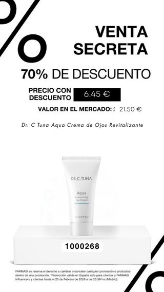 DR.C. TUNA Gel Corporal Anti-Celulitis 70% Desc.
