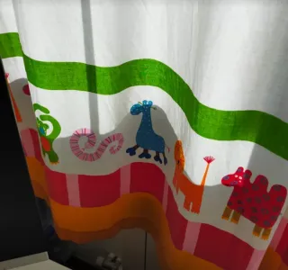 Cortinas infantiles con animales