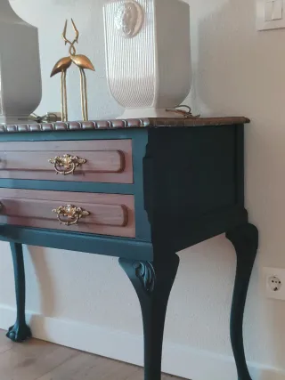 Cómoda  mueble inglés antiguo madera caoba