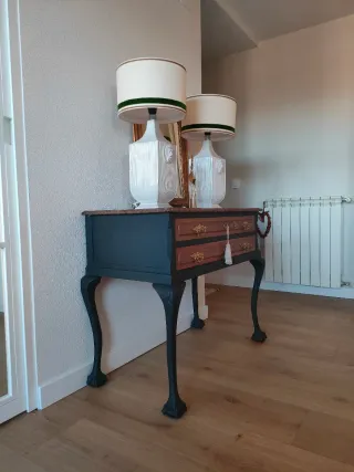 Cómoda  mueble inglés antiguo madera caoba