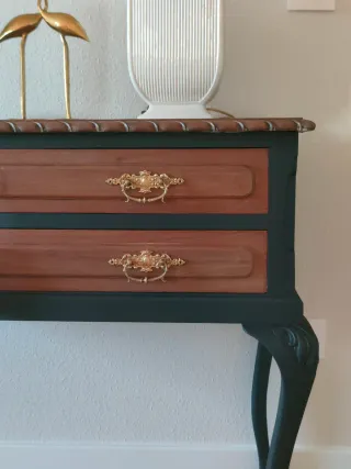 Cómoda  mueble inglés antiguo madera caoba