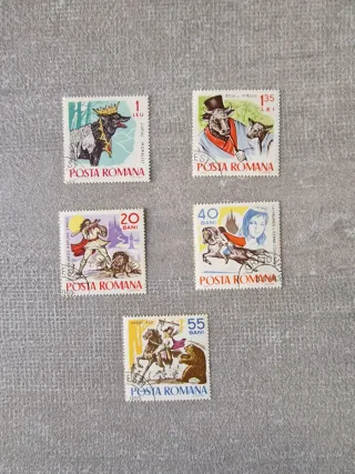 Serie francobolli vintage Romania