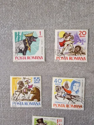 Serie francobolli vintage Romania
