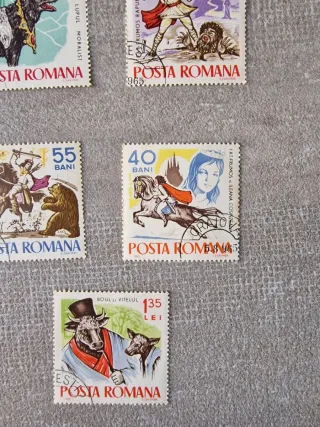 Serie francobolli vintage Romania