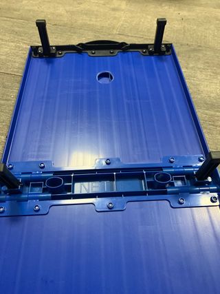 Mini mesa de ping pong con palas y 7 pelotas