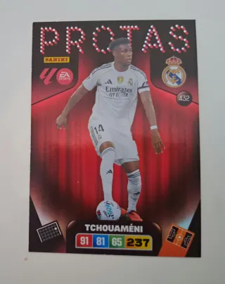 Protas Tchouaméni. Adrenalyn 2025-26. Panini.