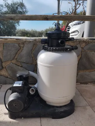 Depuradora Piscina M00504 Beige/Negro