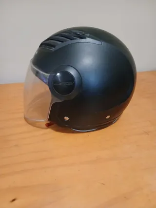 Casco Moto LS2 Scooter Negro/Gris talla M