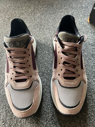 Zapatillas Tod's grises y rosas