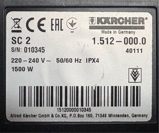 Limpiadora a vapor Karcher SC2 1500W