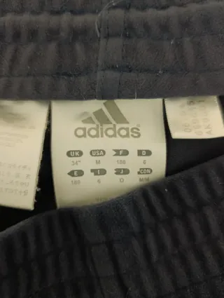 Pantalón Adidas Challenger Azul marino y blanco