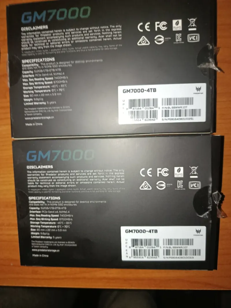 SSD NVMe 2 Predator GM7000 4TB afbeelding 2