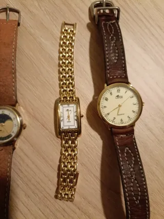 Lote 4 Relojes Lotus Oro y Plata