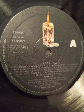 Vinilo LP Triana - Llegó el día