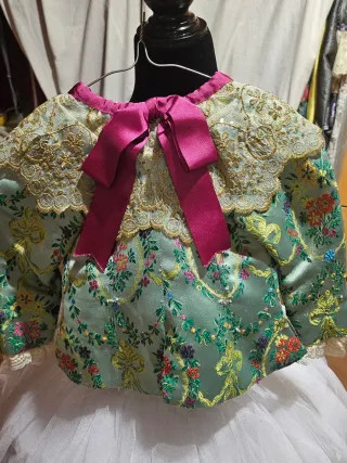 Traje Fallera Niña Verde 4 Años