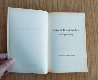 Relatos "Cuentos de la Alhambra"