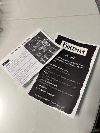 Friedman BE-OD Pedal de Guitarra
