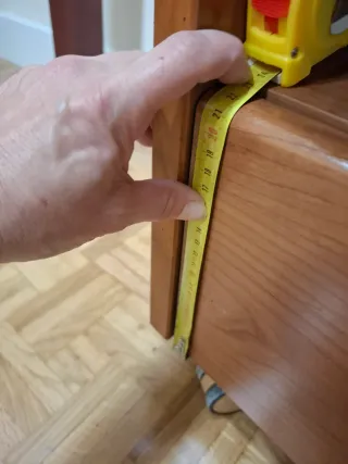 Mesa TV imitación madera avellano