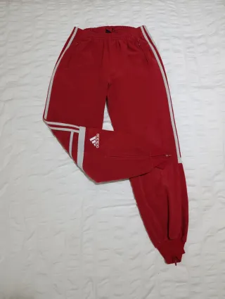 Pantalón Adidas Challenger Rojo y blanco