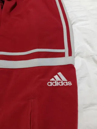 Pantalón Adidas Challenger Rojo y blanco