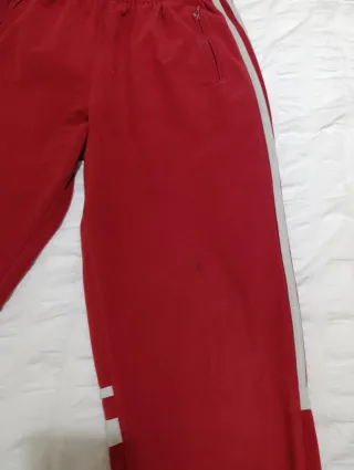 Pantalón Adidas Challenger Rojo y blanco