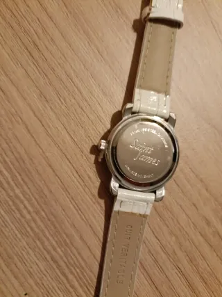 Reloj Saint James Mujer Nuevo Plata Blanco