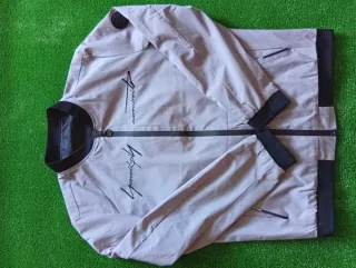 Chaqueta Bomber Gris y Negra