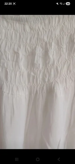 Vestido blanco largo bohemio