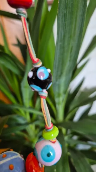 Collana perline fatte a mano