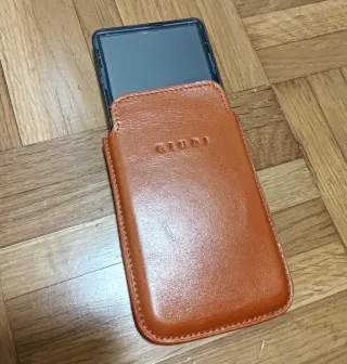 Funda cuero Giudi naranja iPod Classic