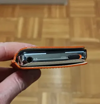 Funda cuero Giudi naranja iPod Classic