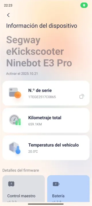 Patinete Ninebot E3pro