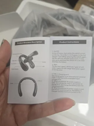 Ventilador Cuello Xiaomi FS002 Negro