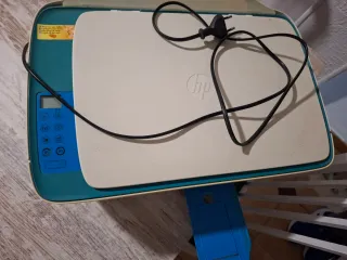 Impresora HP Beige y Azul