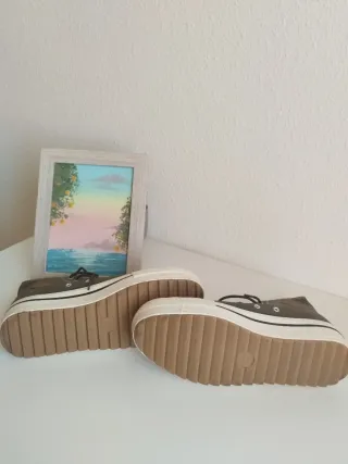 Zapatillas Victoria Talla 40 Verde Militar