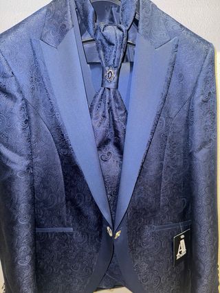 Traje de Novio Azul Marino