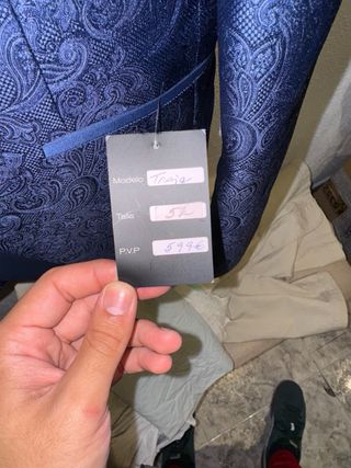 Traje de Novio Azul Marino