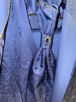 Traje de Novio Azul Marino