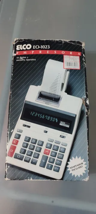 Calculadora Impresora Elco EO-1023 nueva