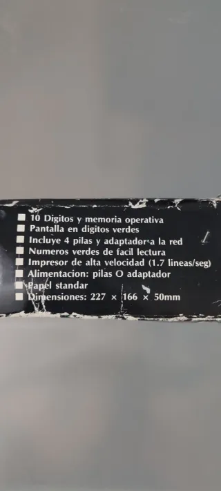 Calculadora Impresora Elco EO-1023 nueva