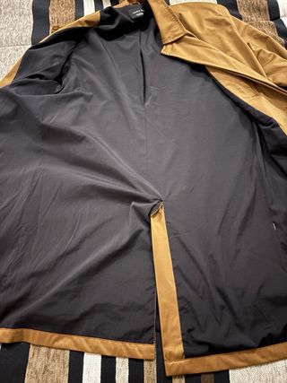 Gabardina Zara Camel Talla M