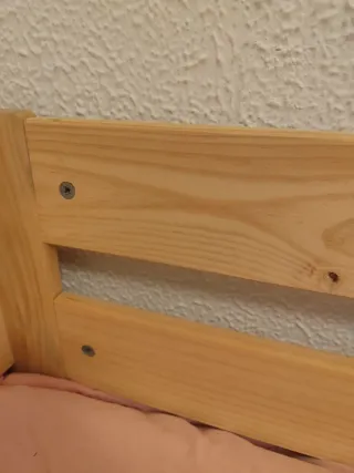 Cama infantil madera LUFE sirve como sofá