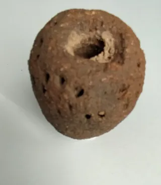 Recipiente africano terracota antiguo