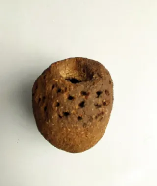 Recipiente africano terracota antiguo