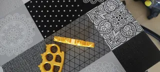 Puños Americanos Cosplay Dorados