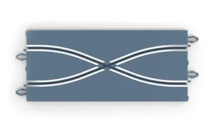 2 Cambios de Carril Scalextric 1:32