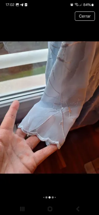 Traje de fiesta azul grisaceo 3 piezas