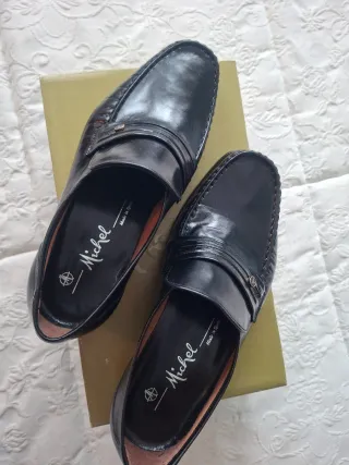 Mocasines Michel Negros Hombre