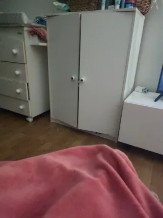 Armario blanco 2 puertas